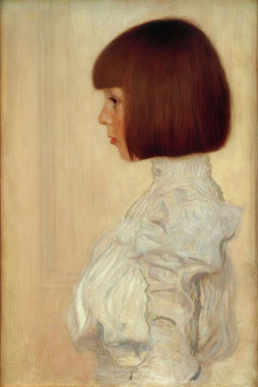 Portret van Helene Klimt door Gustav Klimt