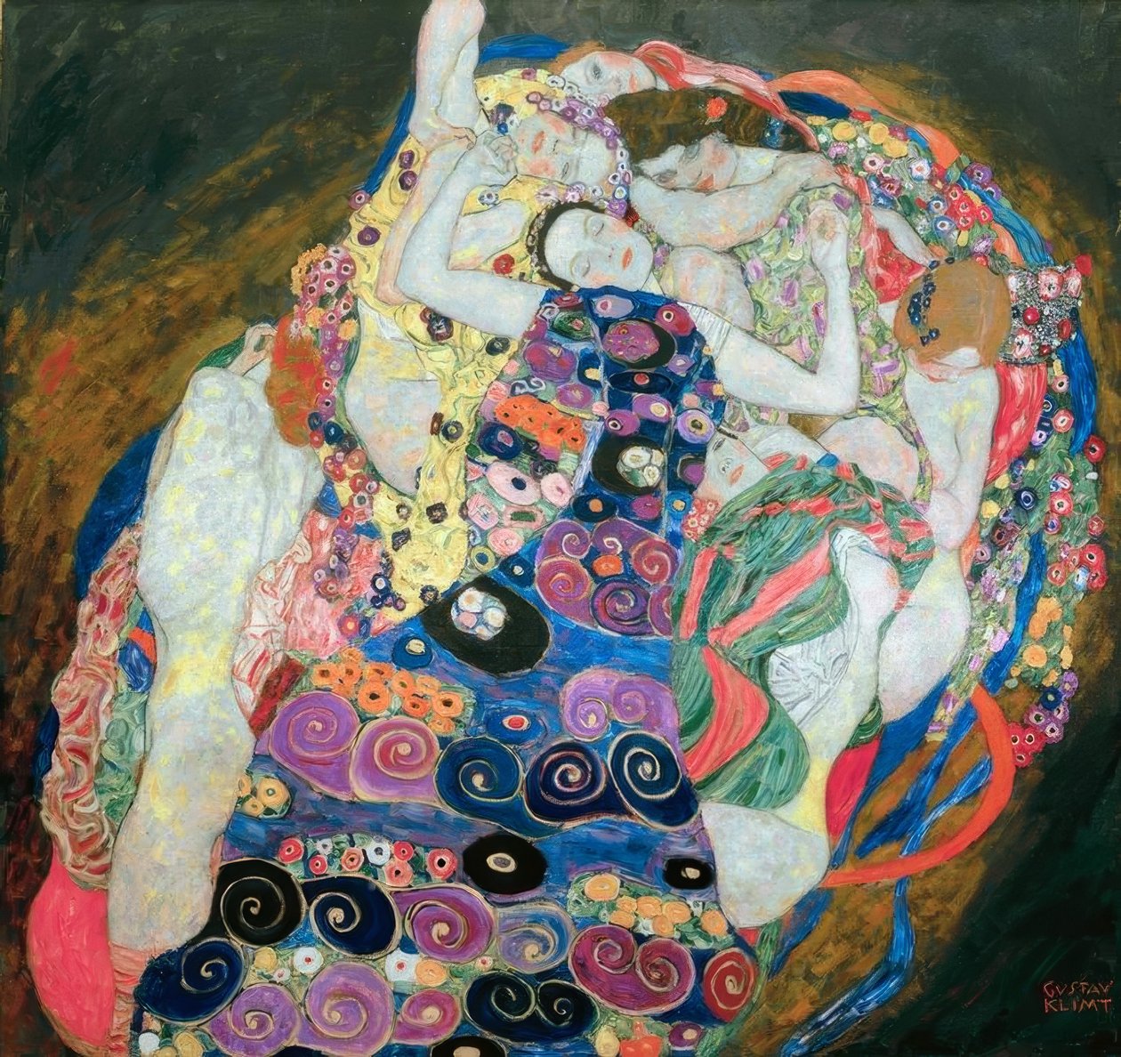 De meisjes door Gustav Klimt