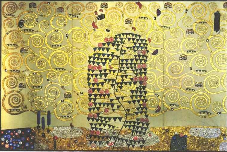 Vervulling - Werkvoorbeeld voor Stocletfries door Gustav Klimt