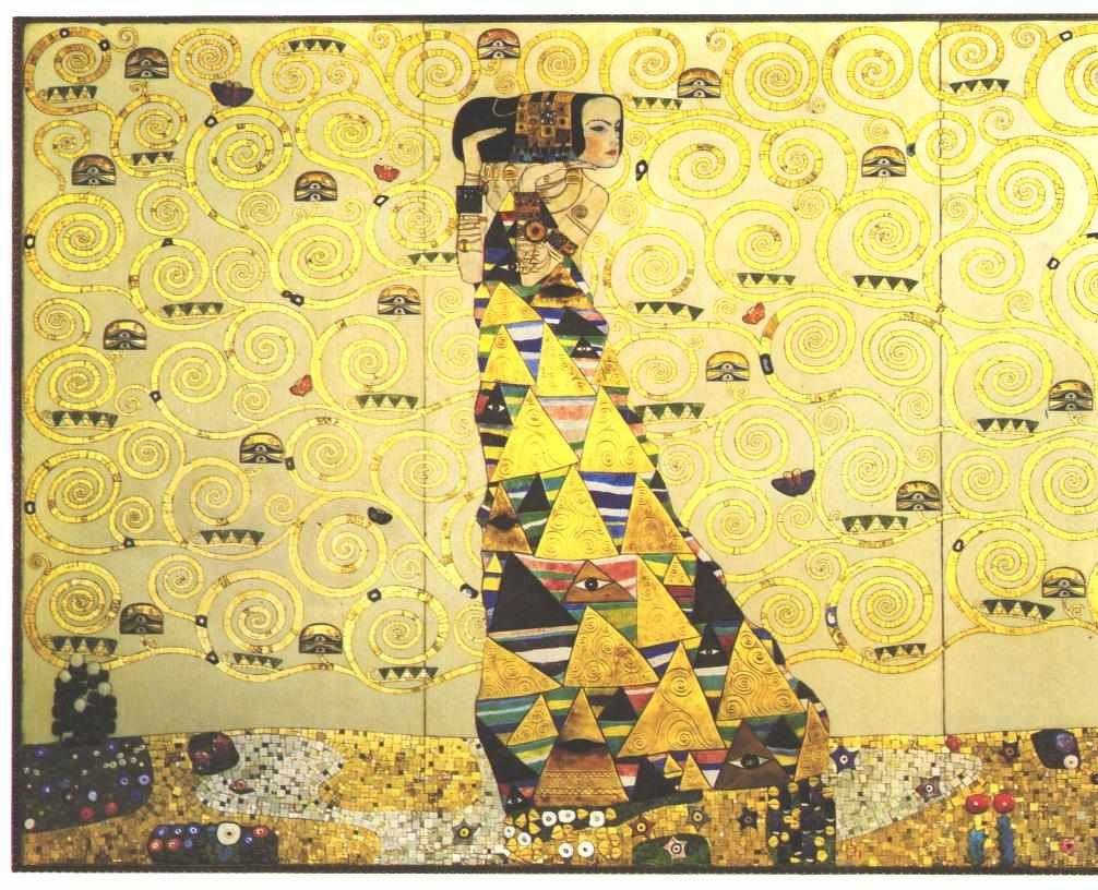 Werkvoorstel voor Stocletfries - Verwachting door Gustav Klimt
