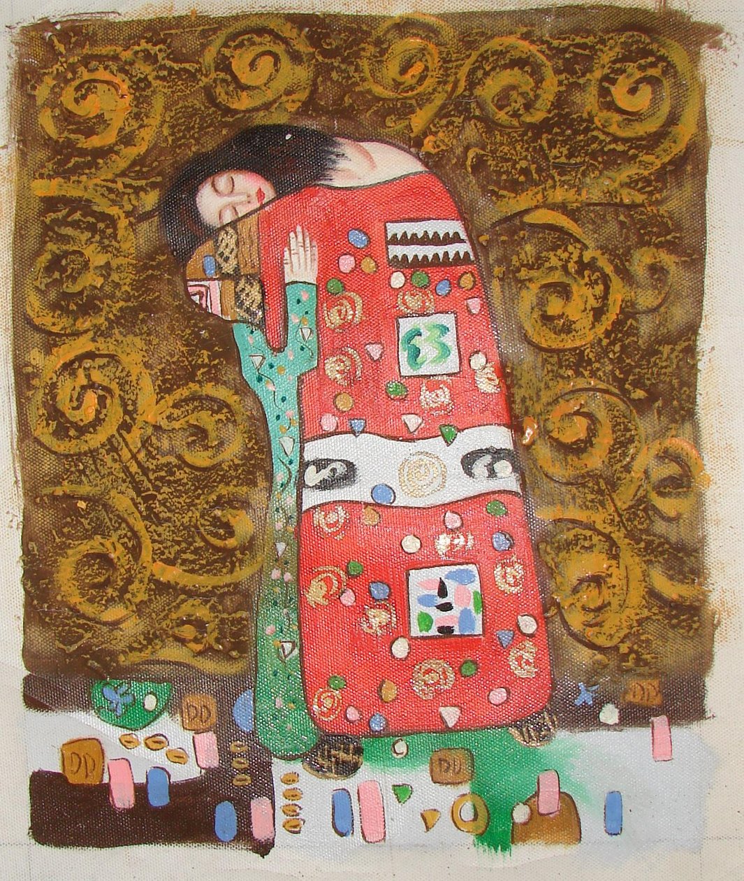 Liefde door Gustav Klimt
