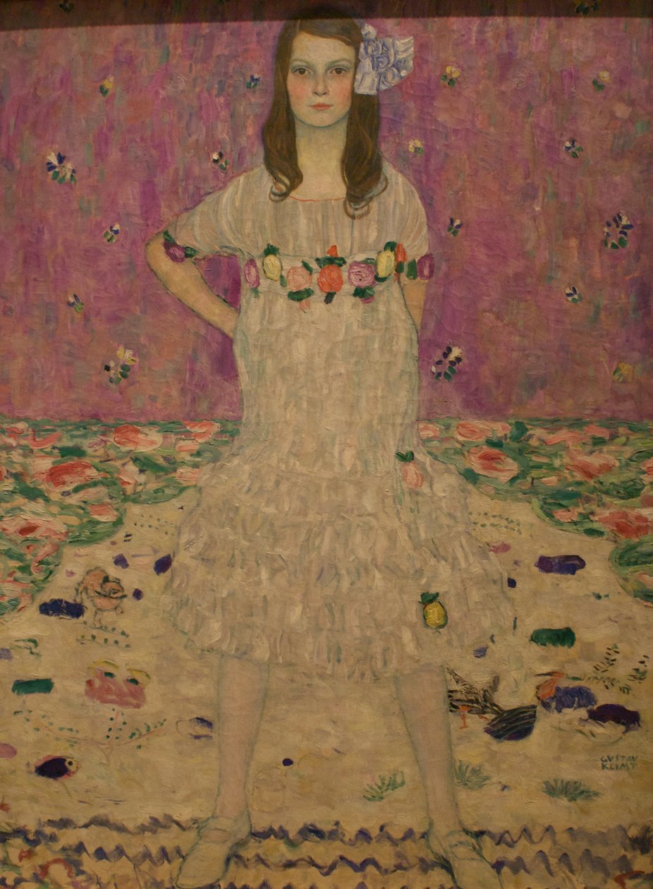 Mäda Primavesi door Gustav Klimt