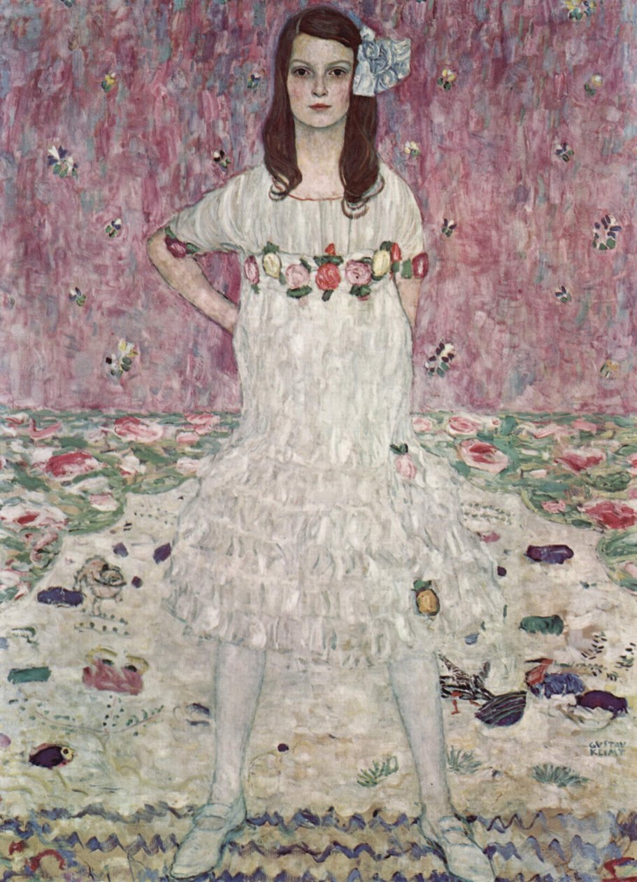 Mäda Primavesi door Gustav Klimt