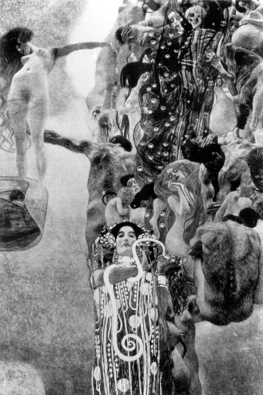 Medizin door Gustav Klimt