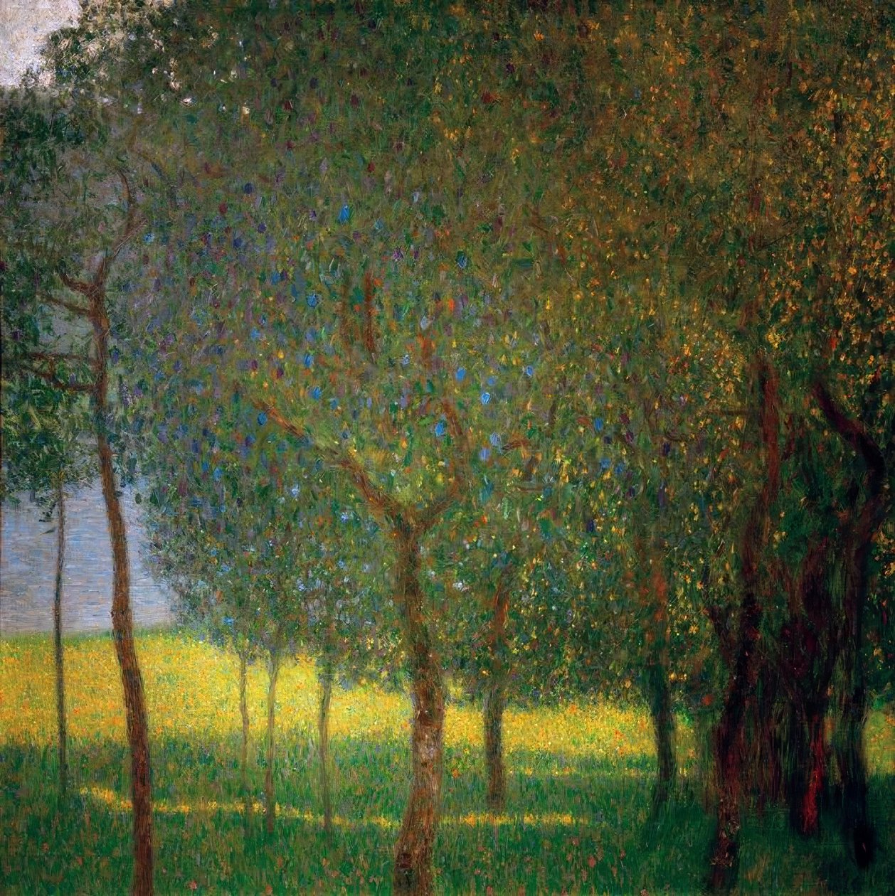 Fruitbomen aan de Attersee door Gustav Klimt
