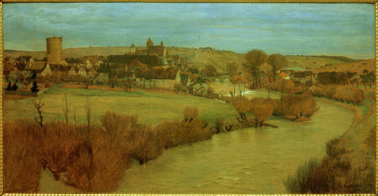 Besigheim door Gustav Schönleber