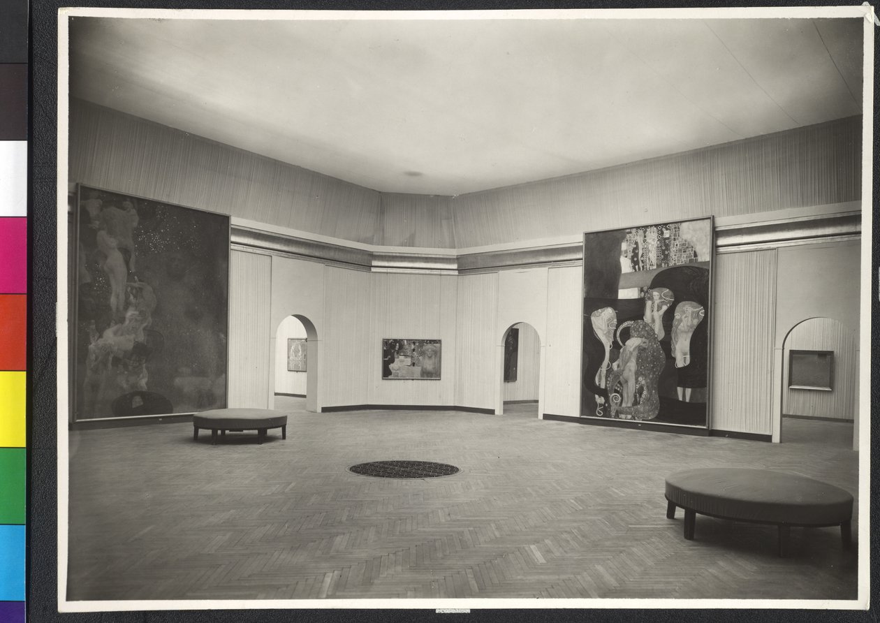 99e tentoonstelling van de Weense Secession door Gustav Klimt