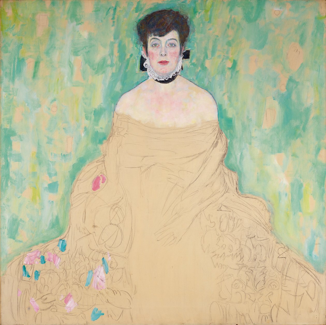 Amalie Zuckerkandl door Gustav Klimt