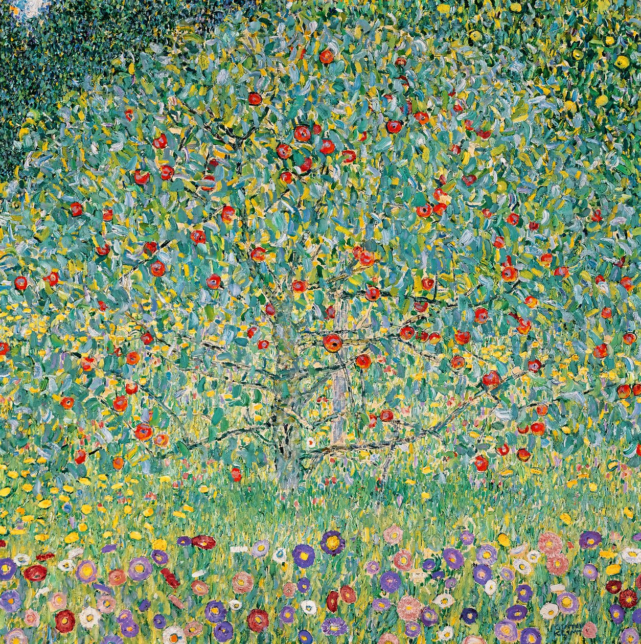 Appelboom I door Gustav Klimt