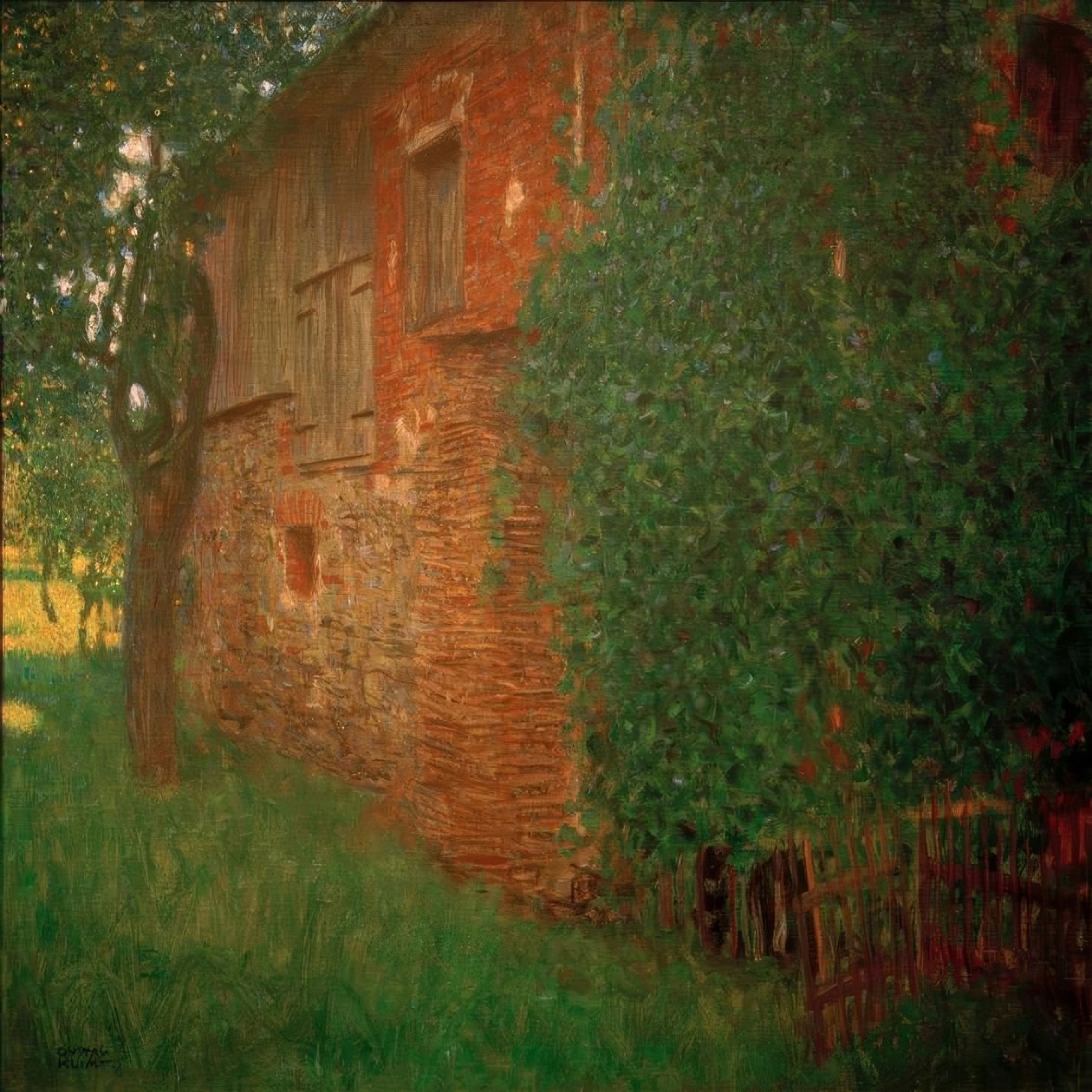 Boerderij door Gustav Klimt