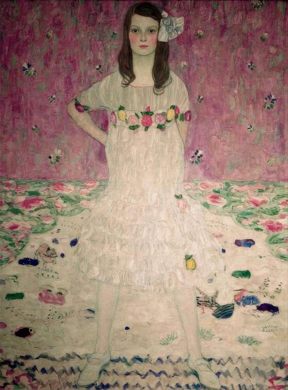 Portret van Mäda Primavesi door Gustav Klimt
