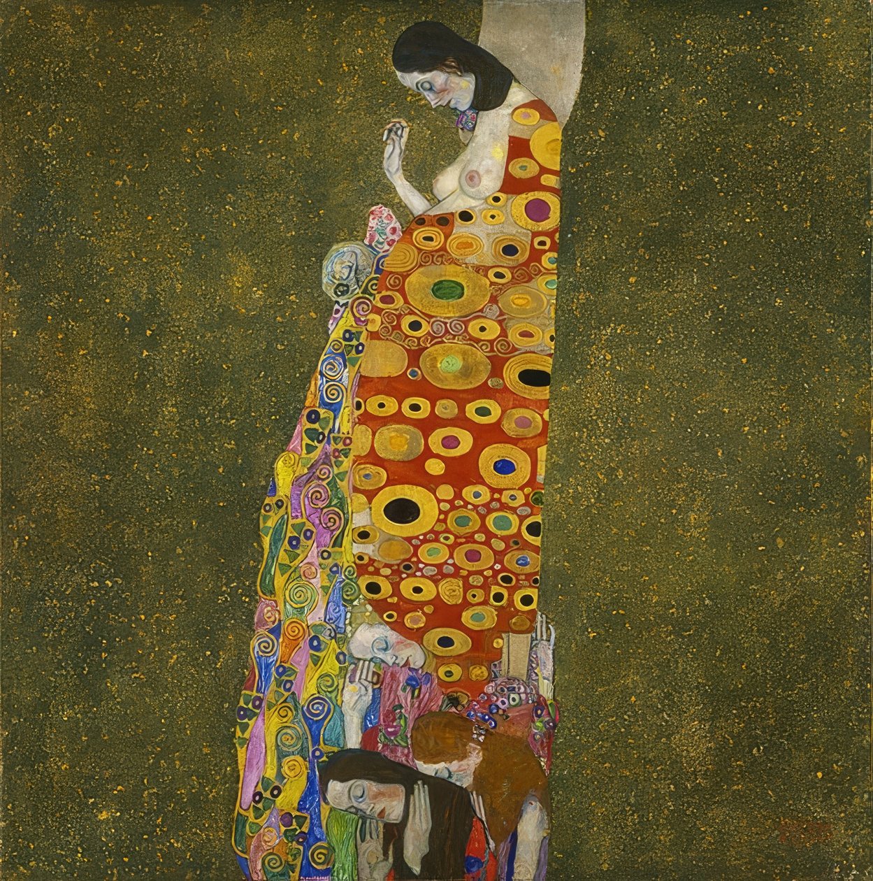 De hoop II door Gustav Klimt
