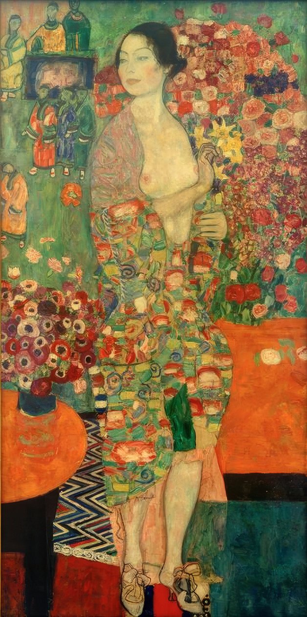 De danseres door Gustav Klimt