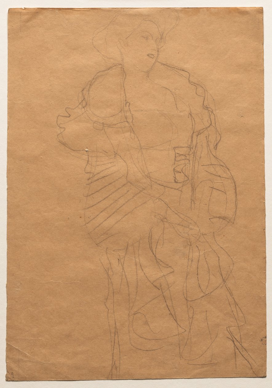 Hermine Gallia door Gustav Klimt