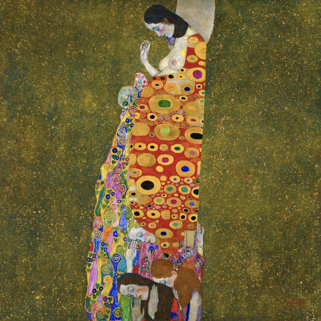 Hoop II door Gustav Klimt