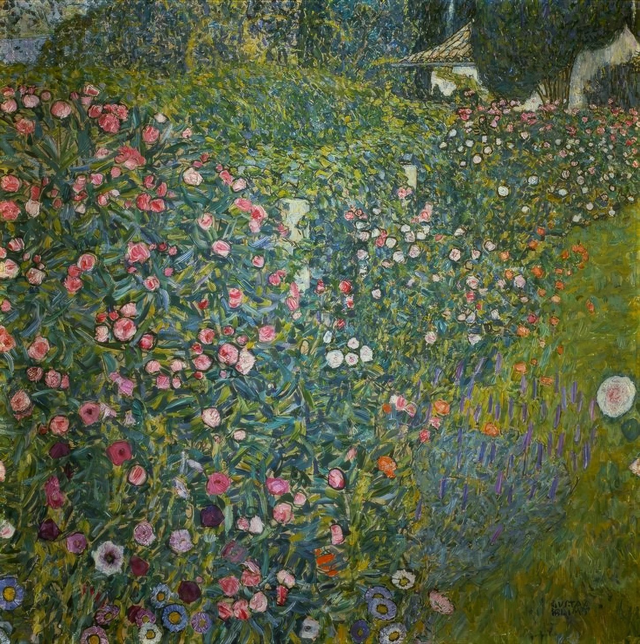 Italiaans tuinlandschap door Gustav Klimt