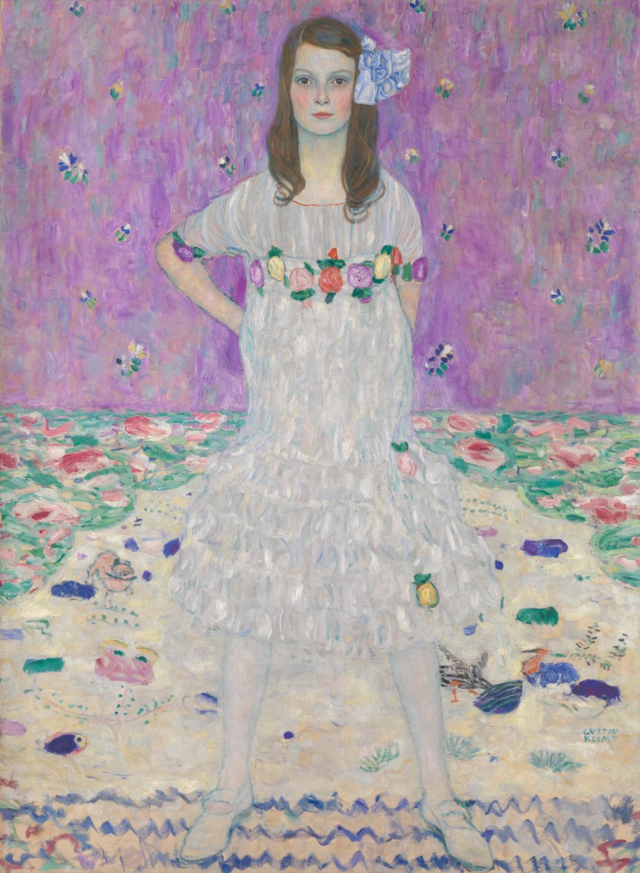 Mäda Primavesi door Gustav Klimt