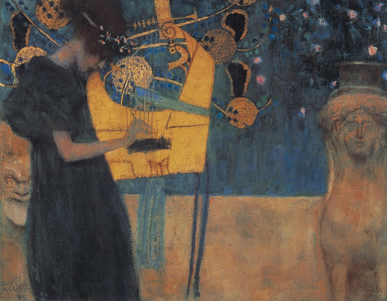 Muziek (Die Musik) door Gustav Klimt