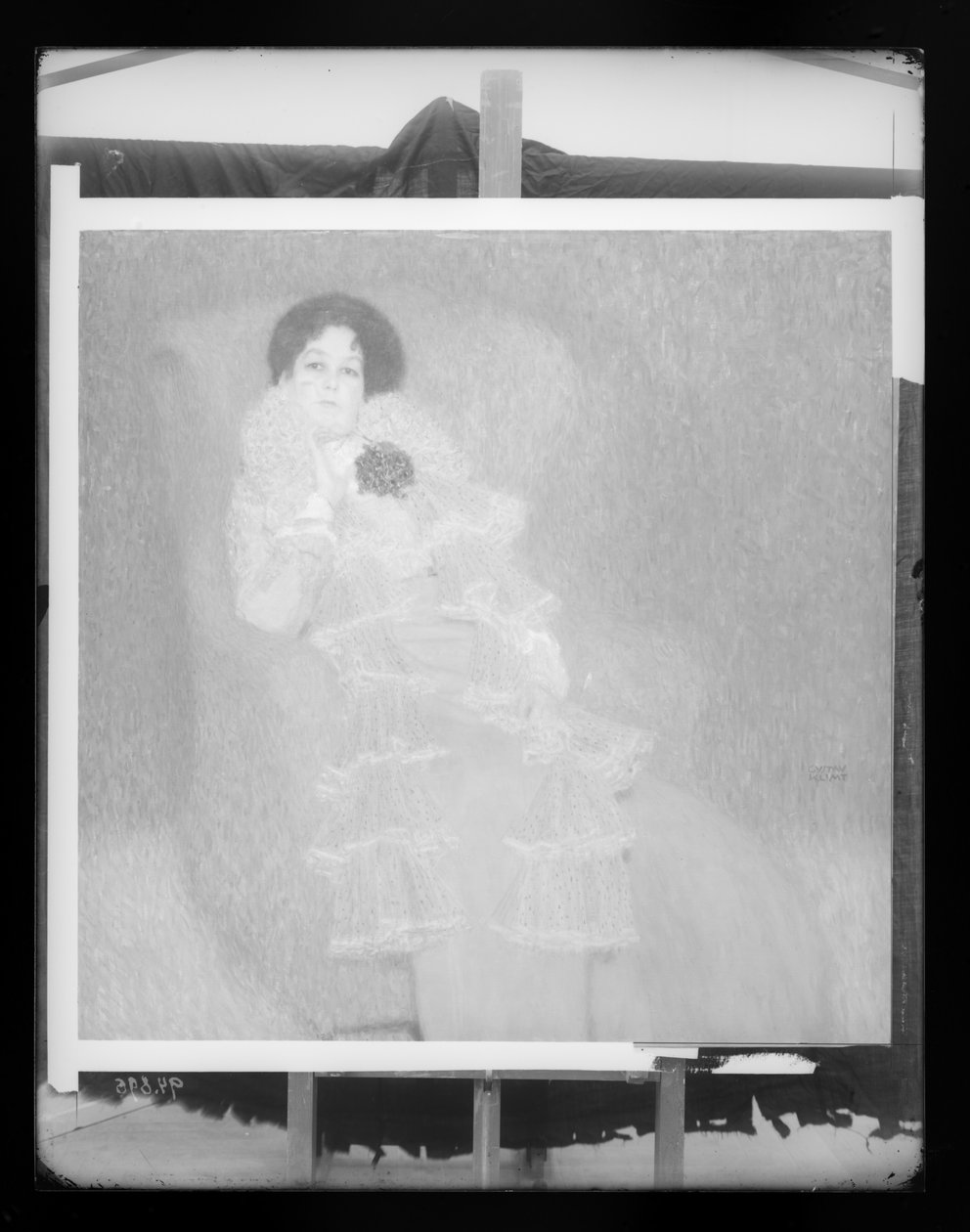 Portret Marie (Mary Anna) Henneberg door Gustav Klimt