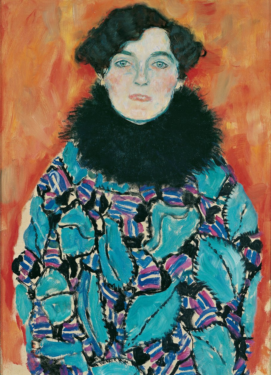 Portret van Johanna Staude door Gustav Klimt