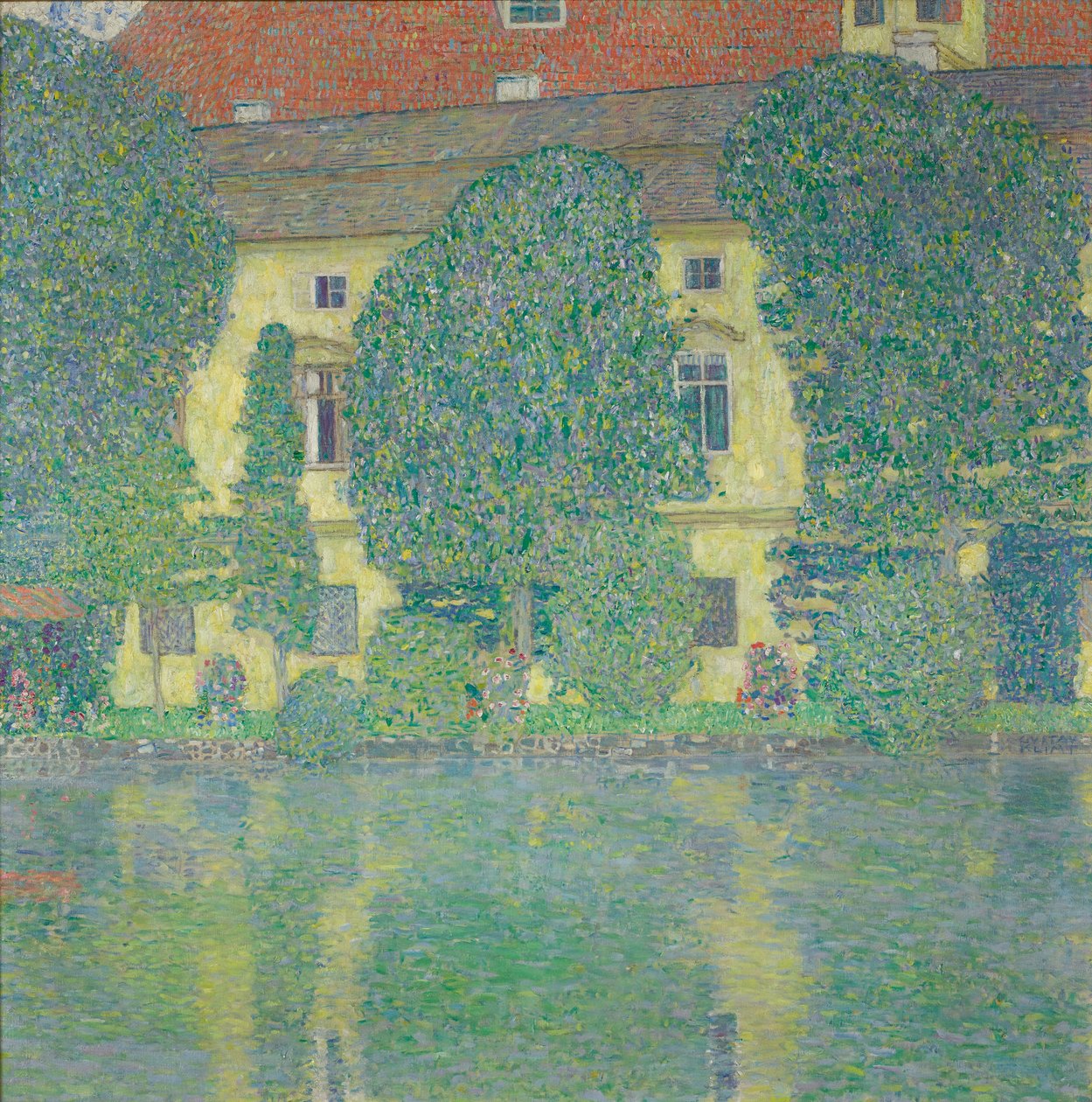 Kasteel Kammer aan de Attersee III door Gustav Klimt