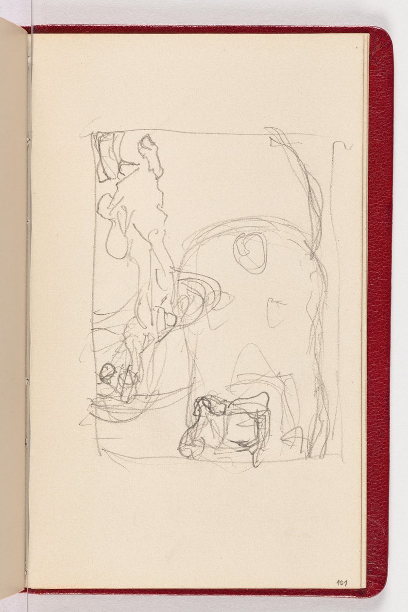 Pagina 101 door Gustav Klimt