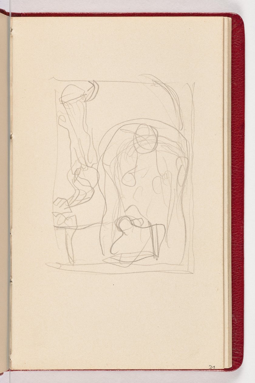 Pagina 21 door Gustav Klimt
