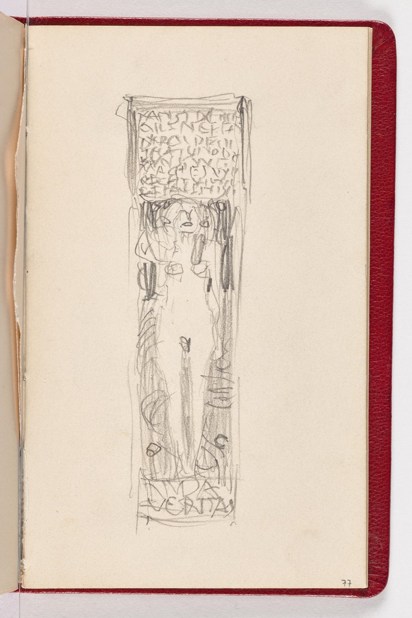 Pagina 77 door Gustav Klimt