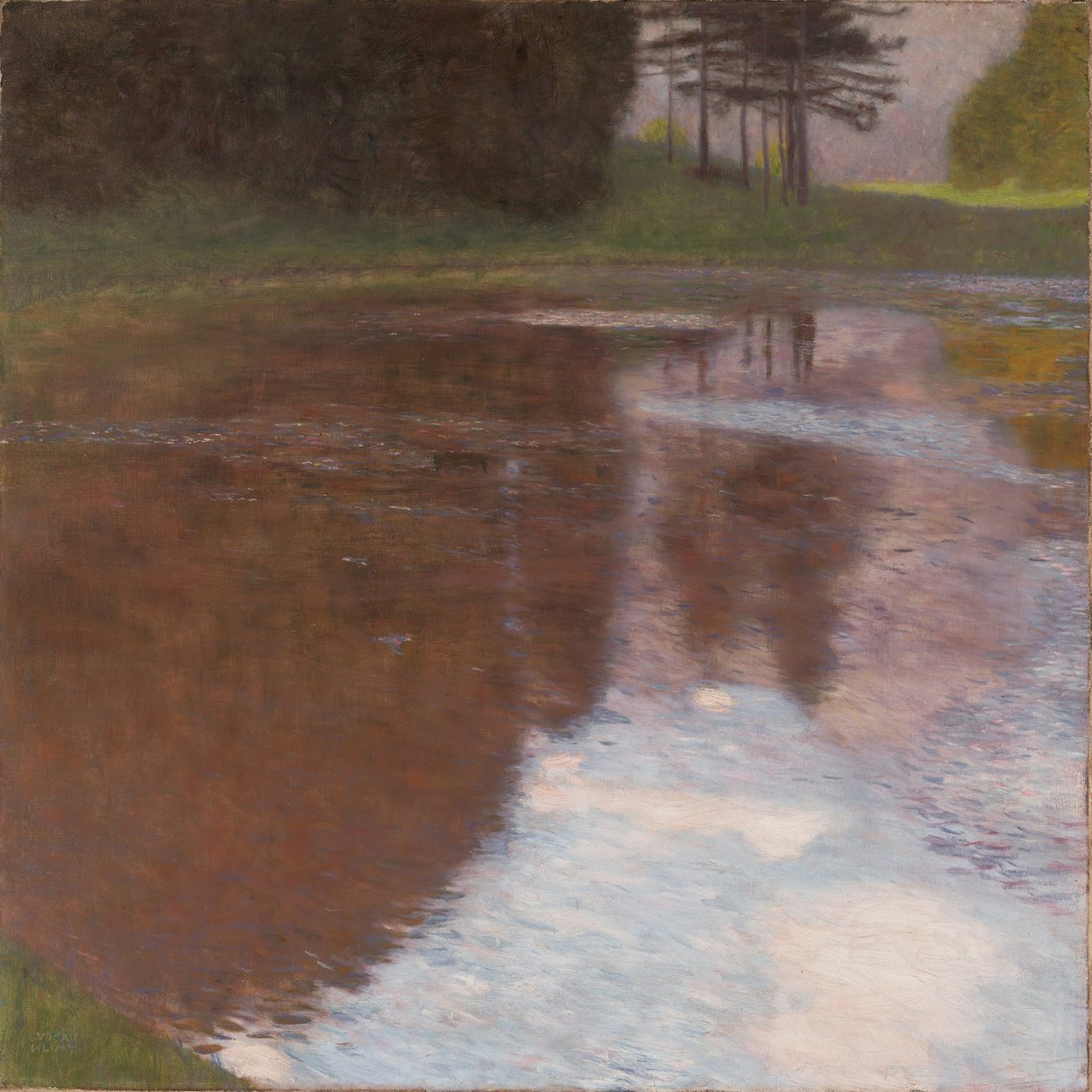 Stille vijver, 1899 door Gustav Klimt