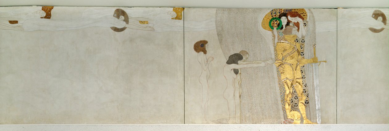 The Beethoven Frieze, detail door Gustav Klimt