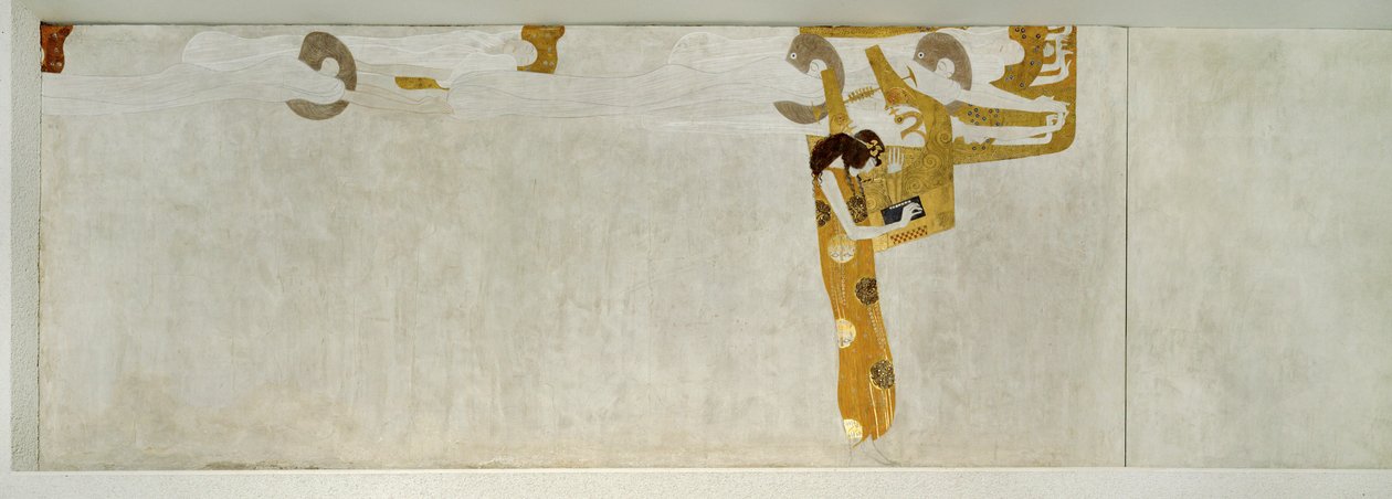 The Beethoven Frieze, detail door Gustav Klimt