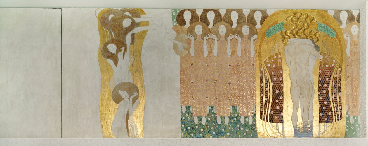 The Beethoven Frieze, detail door Gustav Klimt