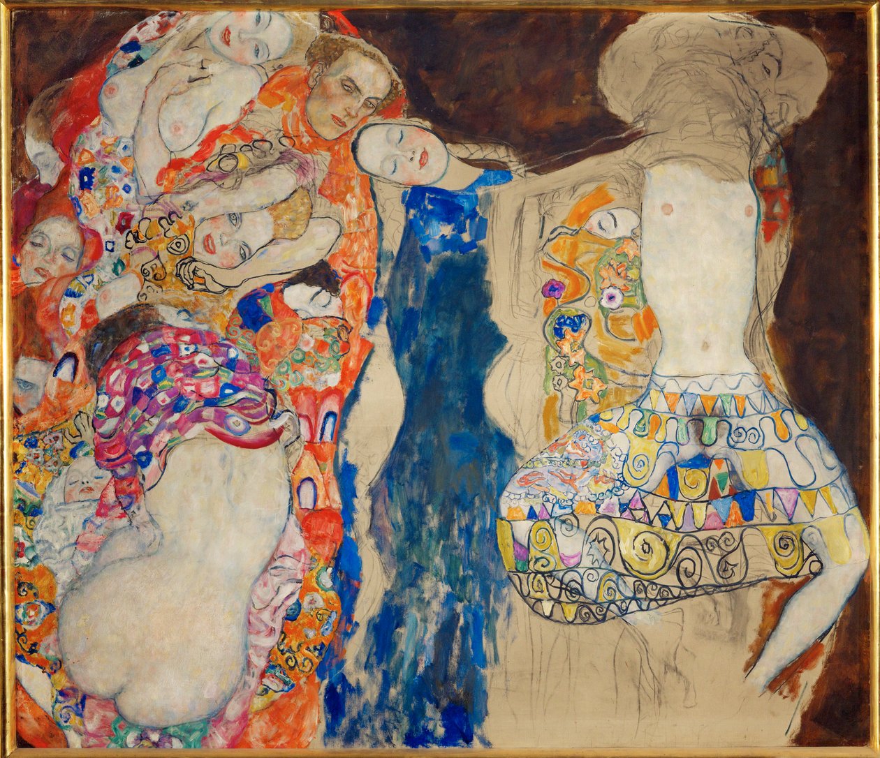 De Bruid door Gustav Klimt