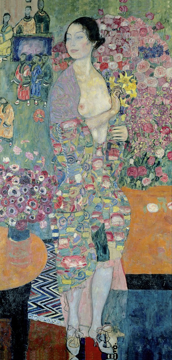 De danseres door Gustav Klimt