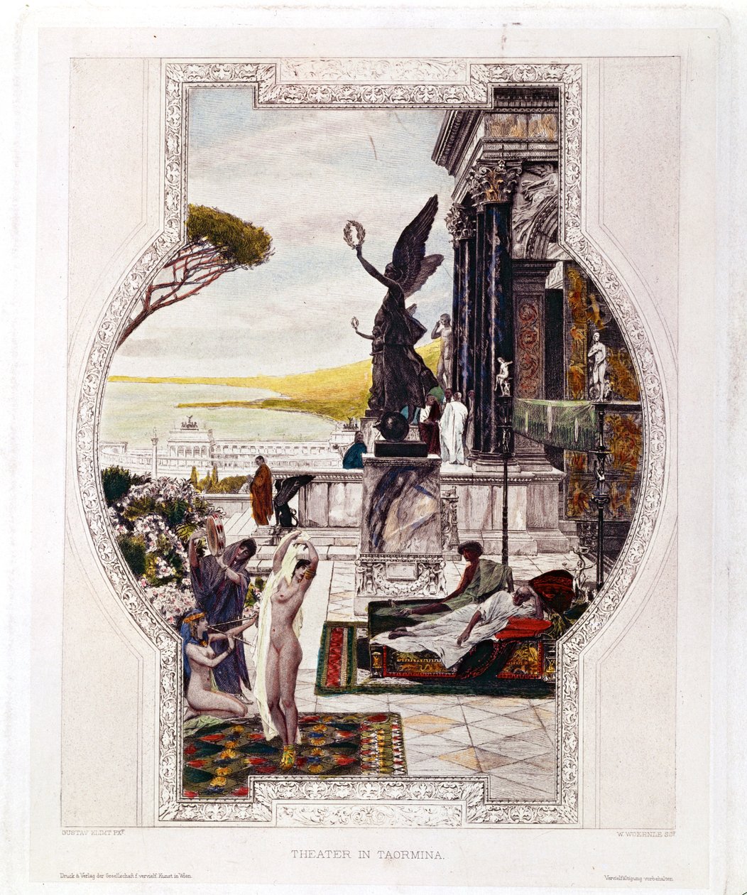 Burgtheater Wenen door Gustav Klimt