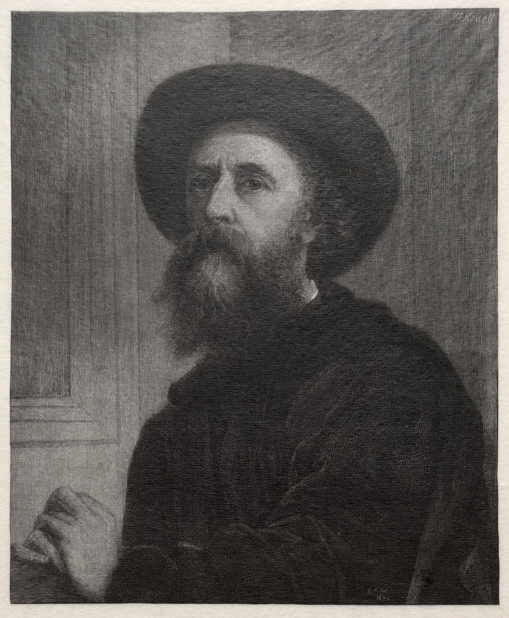 George Frederick Watts, 1887 door Gustav Kruell