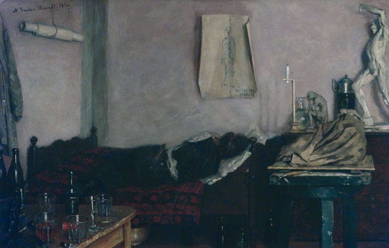 Kater door Gustav Wentzel