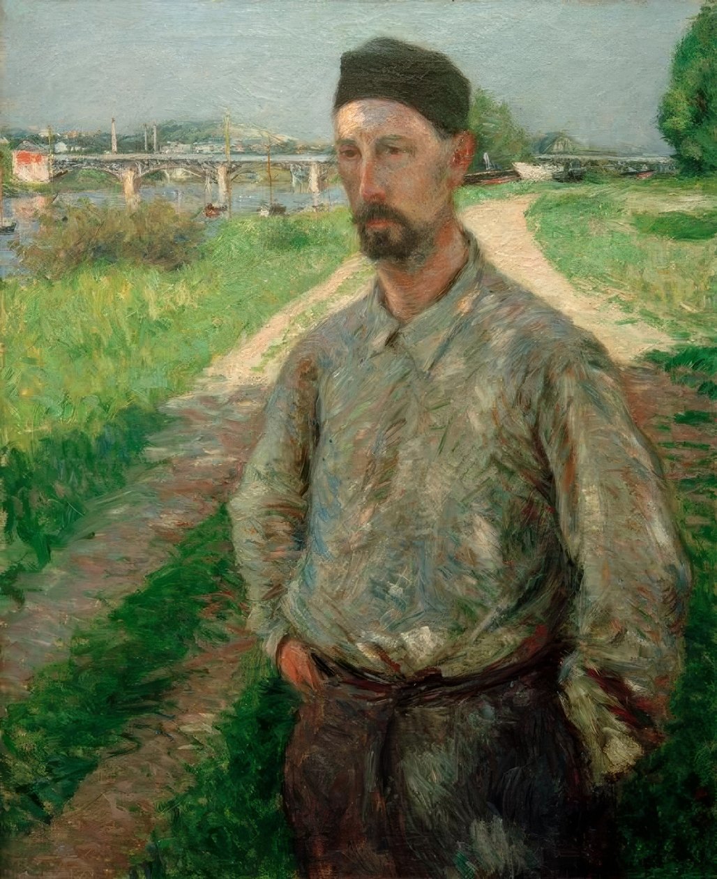 Portret van Eugène Lamy door Gustave Caillebotte