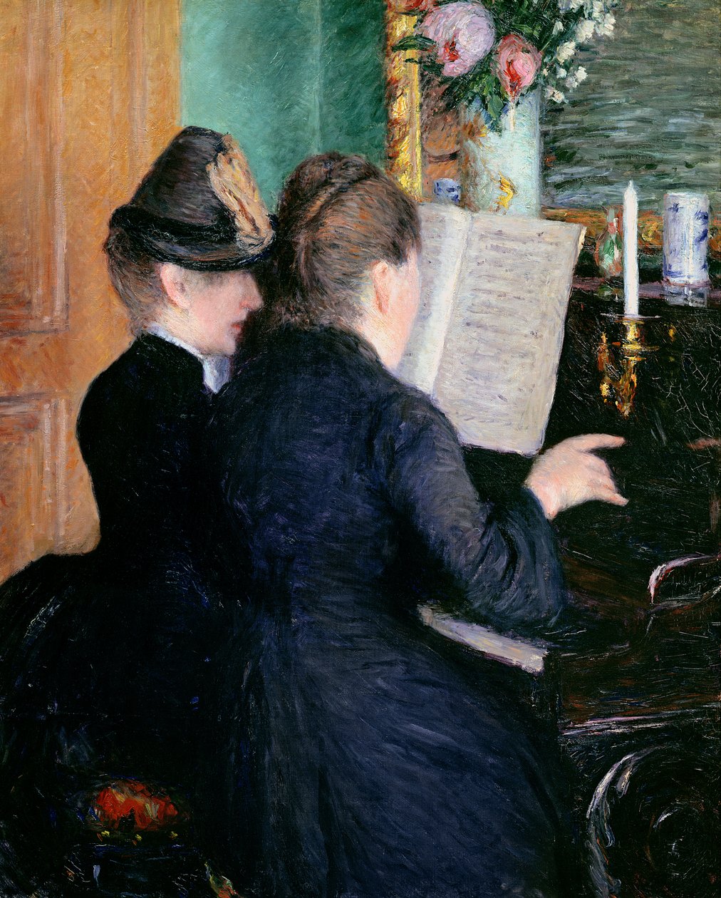 De pianoles, 1881 door Gustave Caillebotte