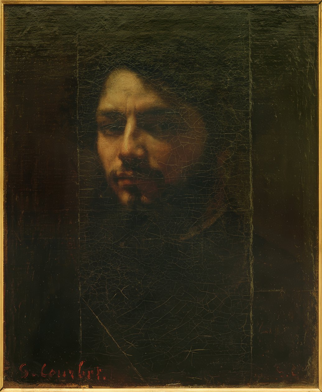 Zelfportret door Gustave Courbet