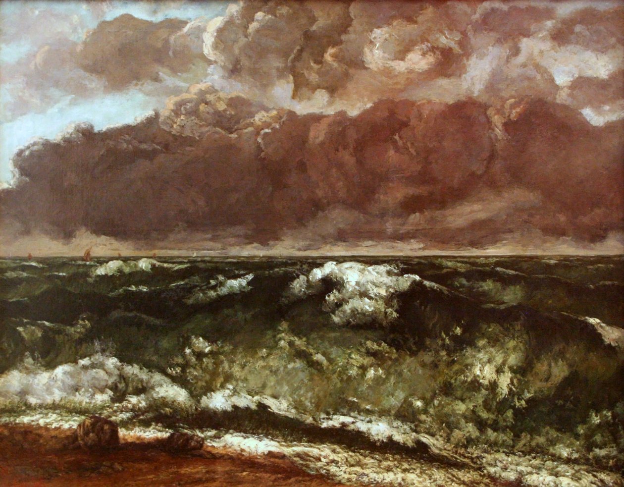 De Golf door Gustave Courbet