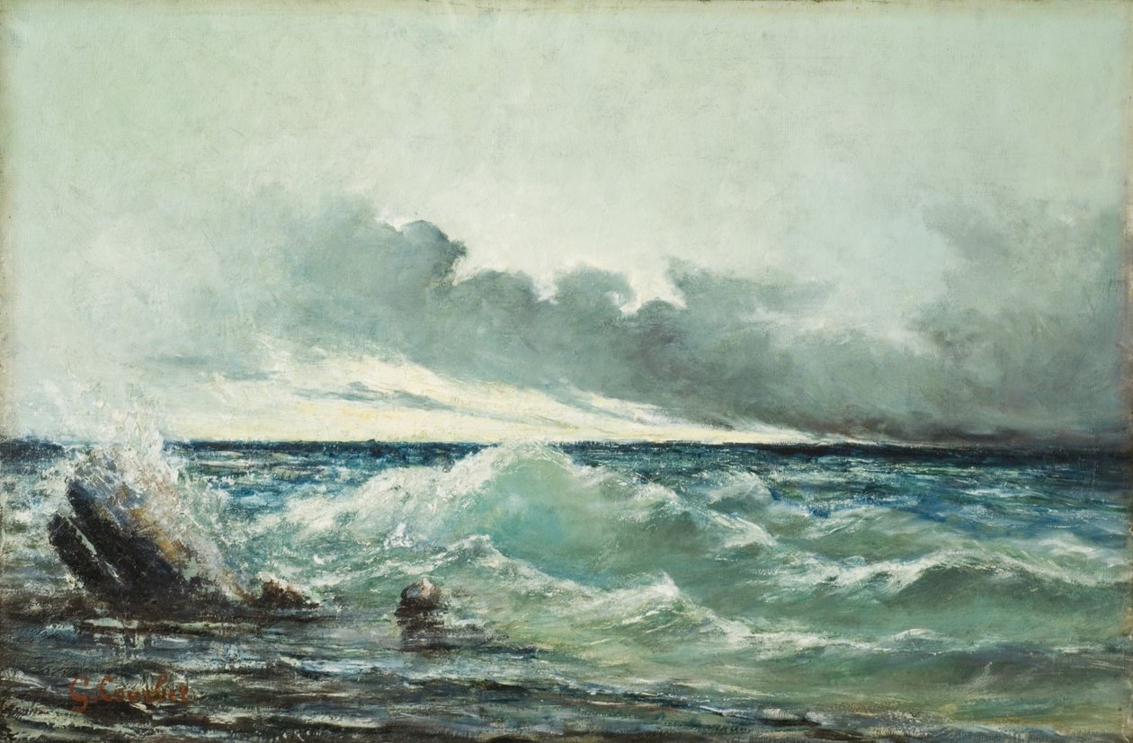 De Golf door Gustave Courbet