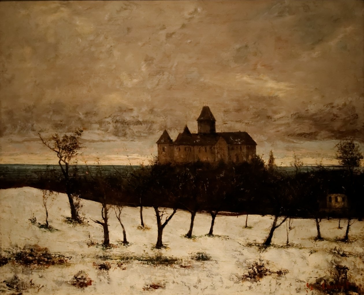Het Kasteel van Blonay door Gustave Courbet
