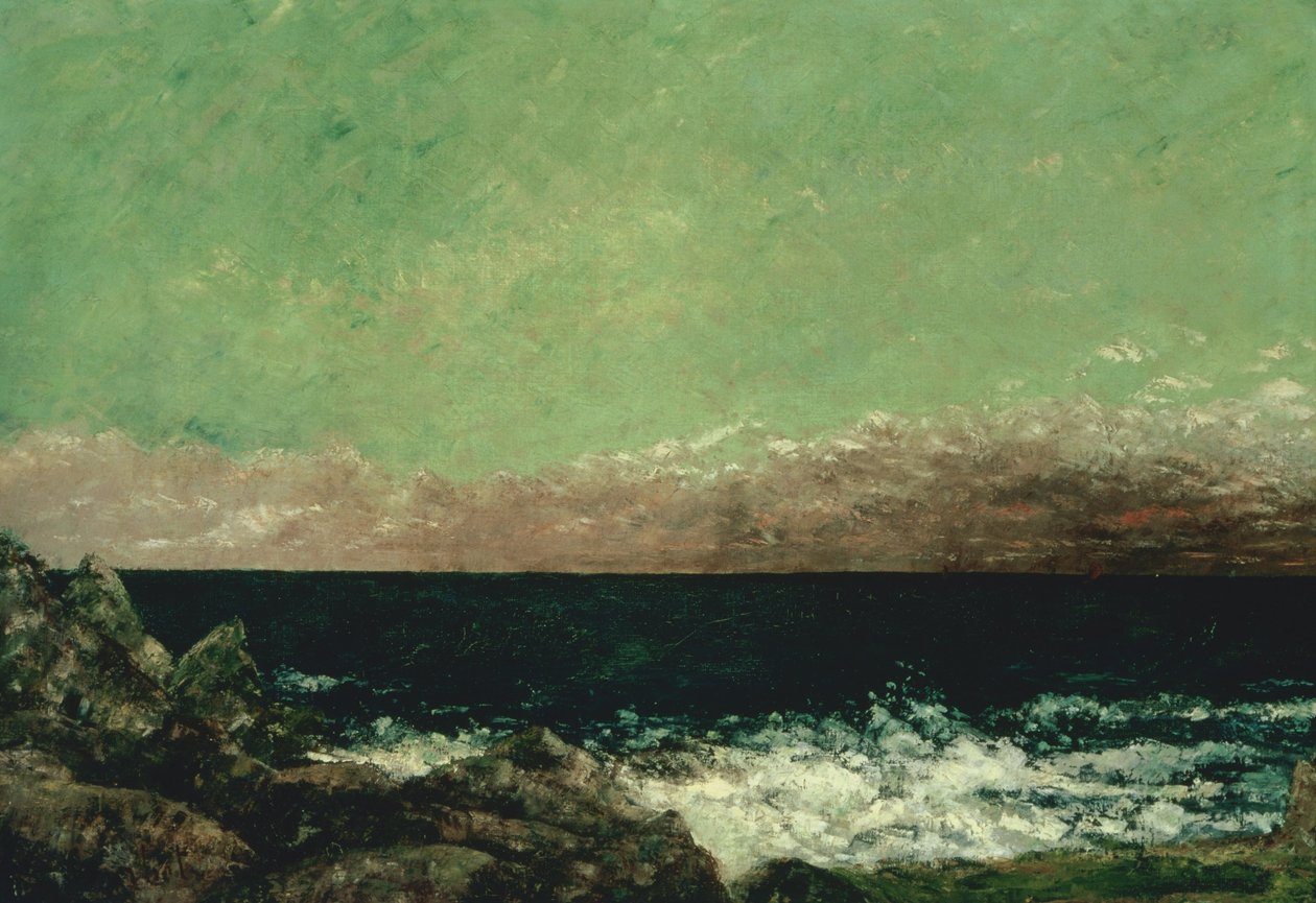 De Middellandse Zee door Gustave Courbet