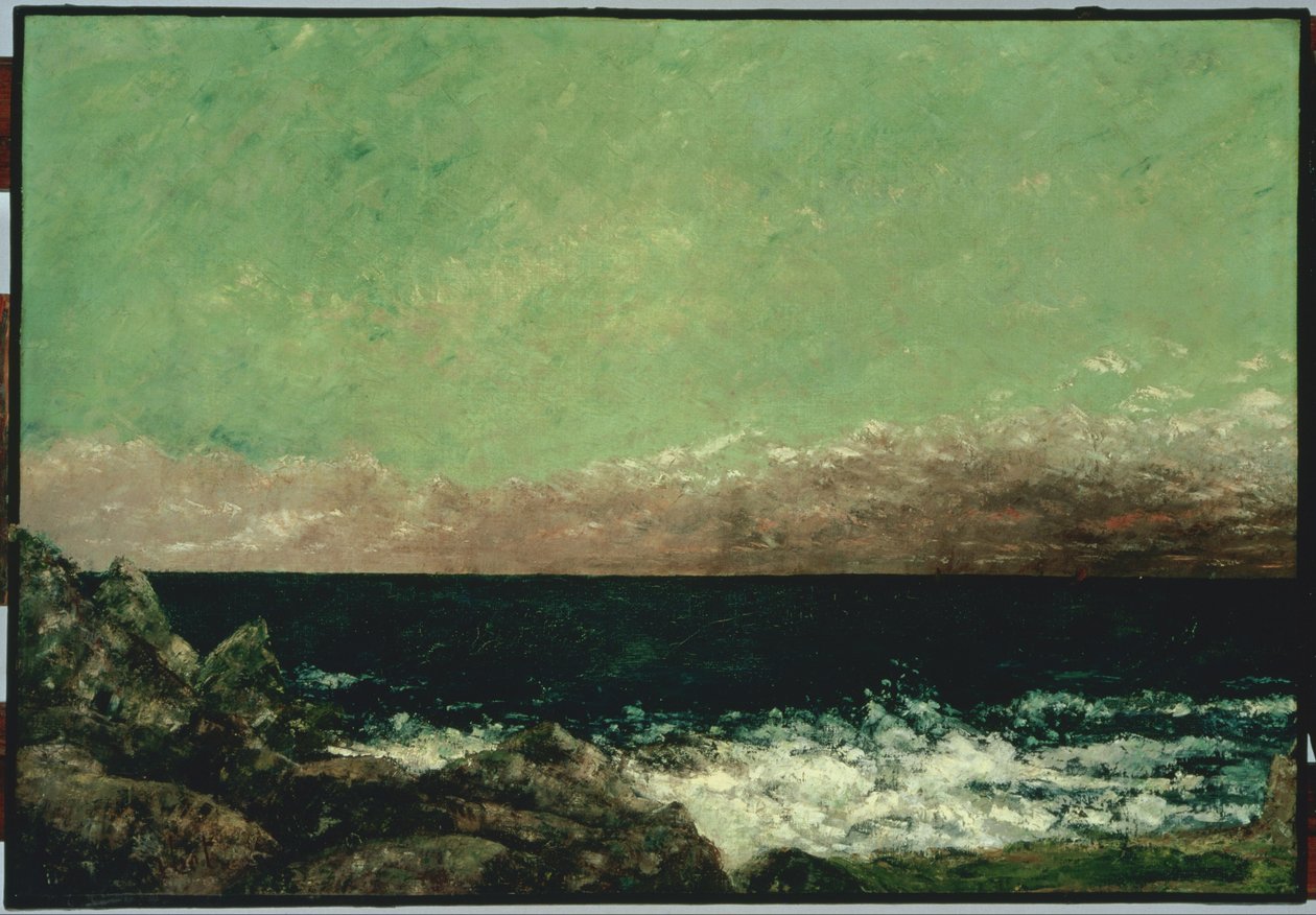 De Middellandse Zee door Gustave Courbet