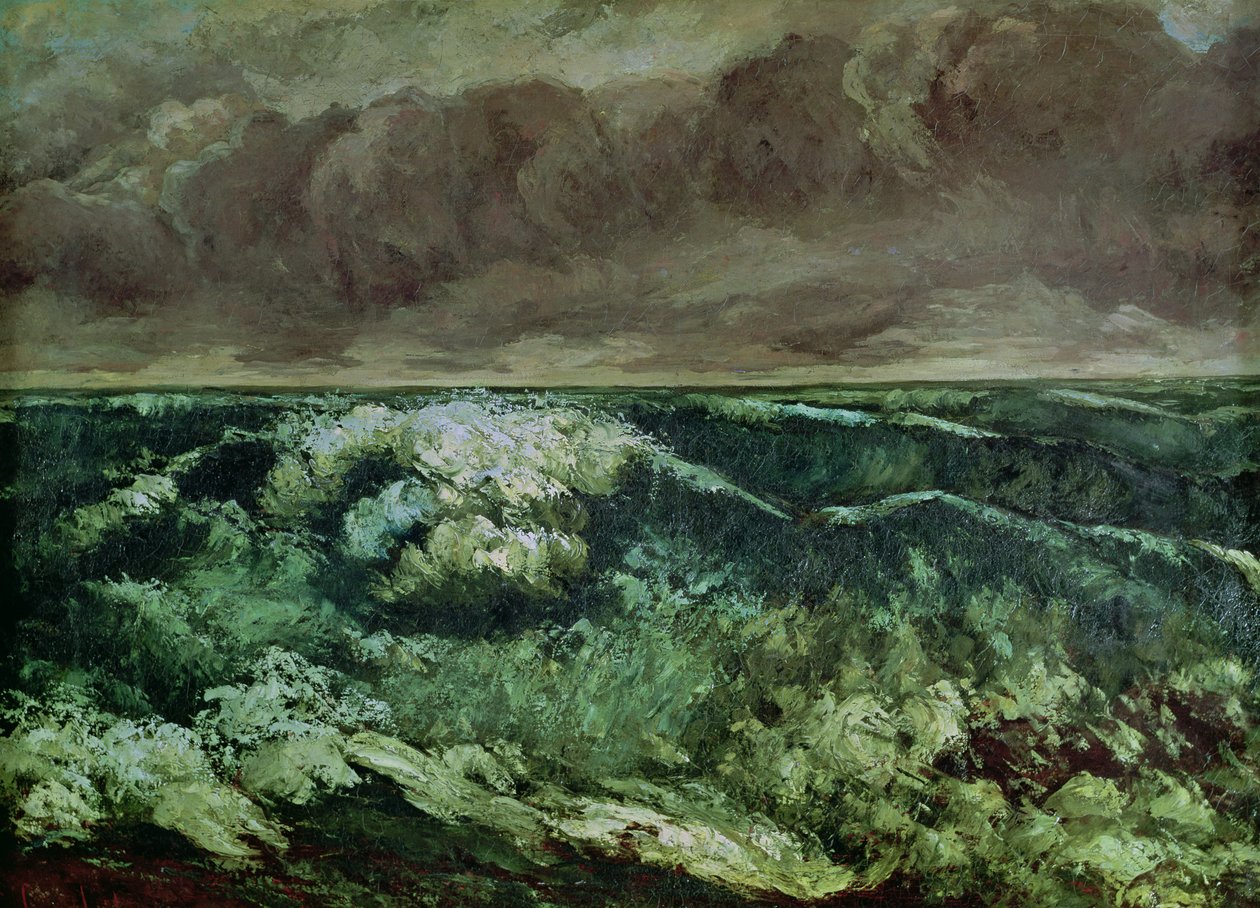 De Golf, na 1870 door Gustave Courbet