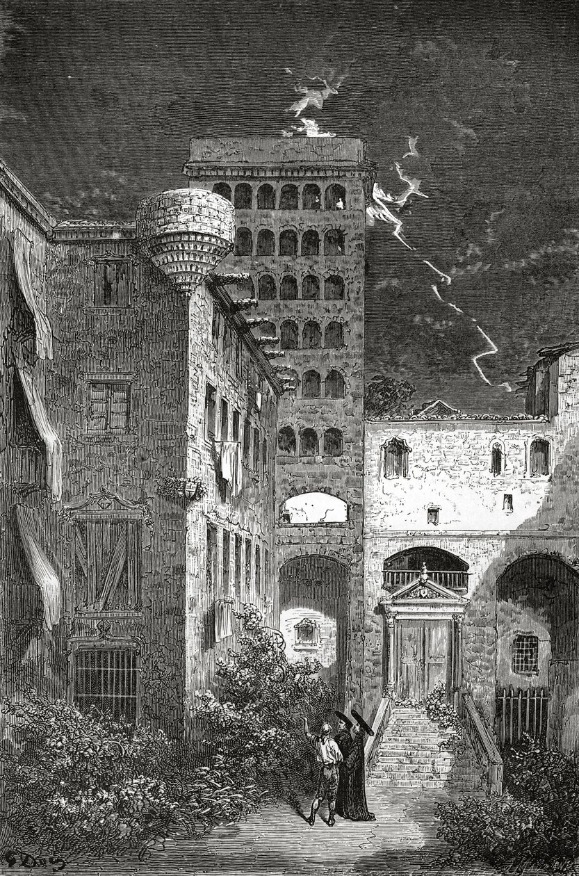 Barcelona Gevangenis van de Inquisitie, illustratie uit 