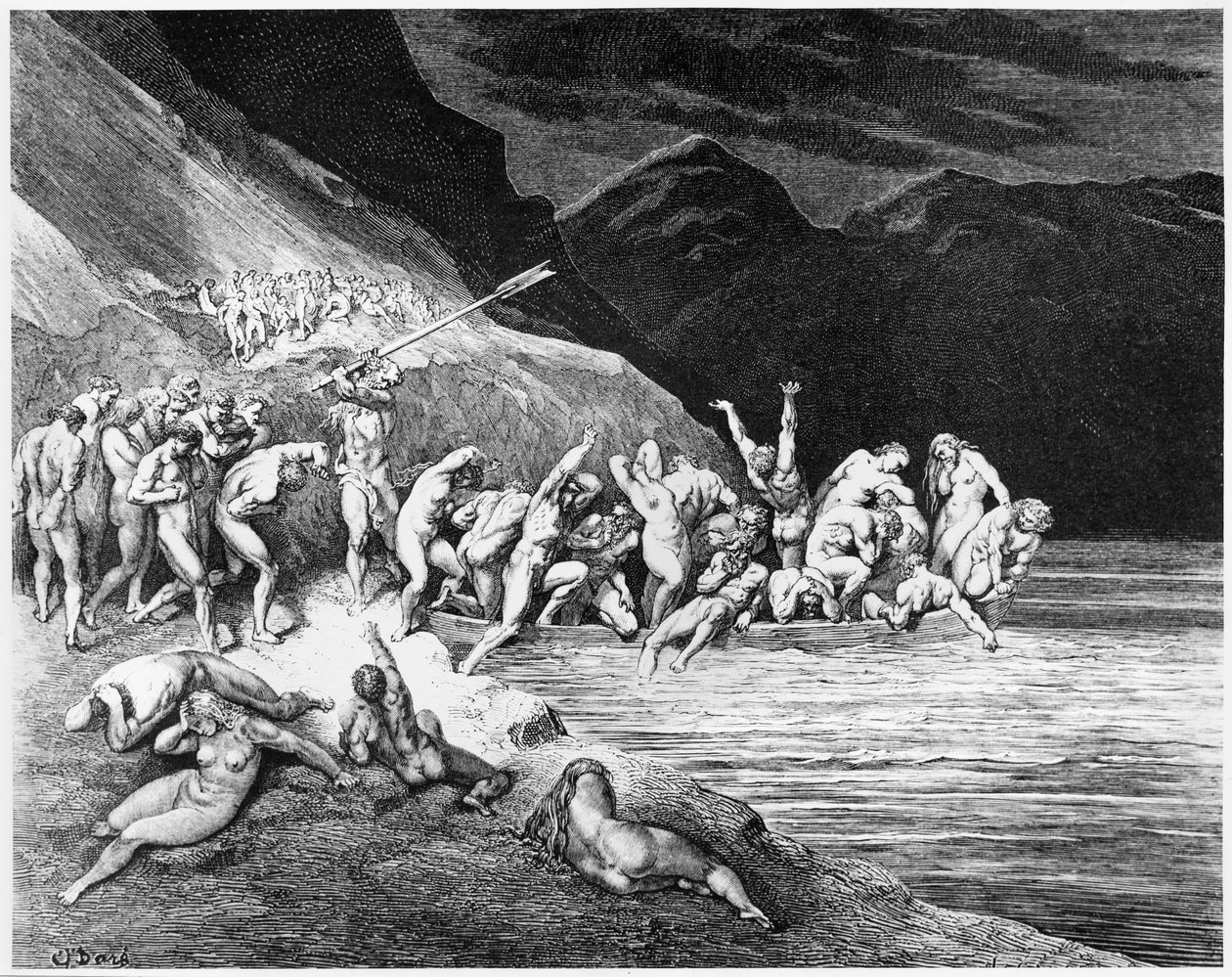 Charon, illustratie uit 
