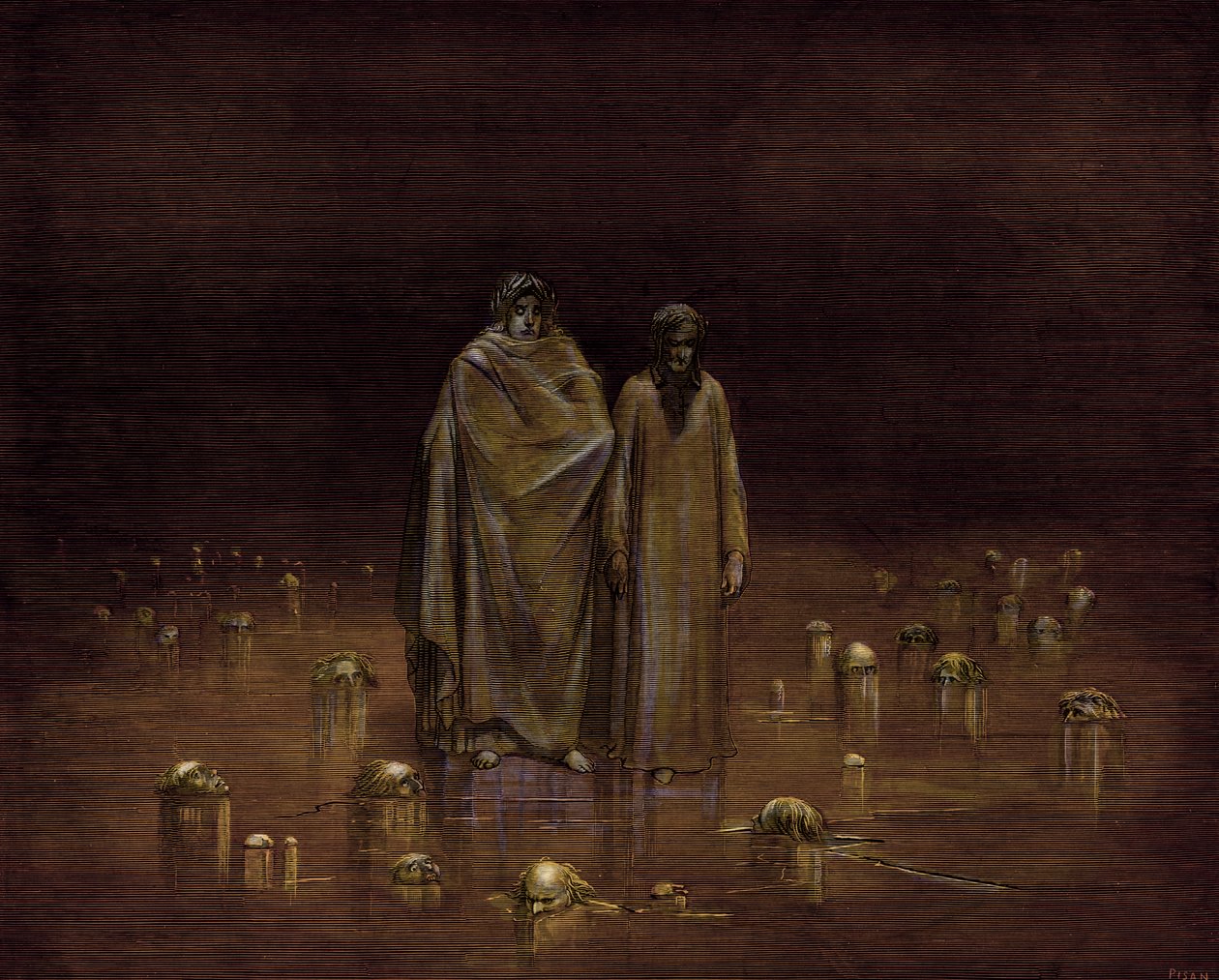 Dante Alighieri La Divina door Gustave Dore