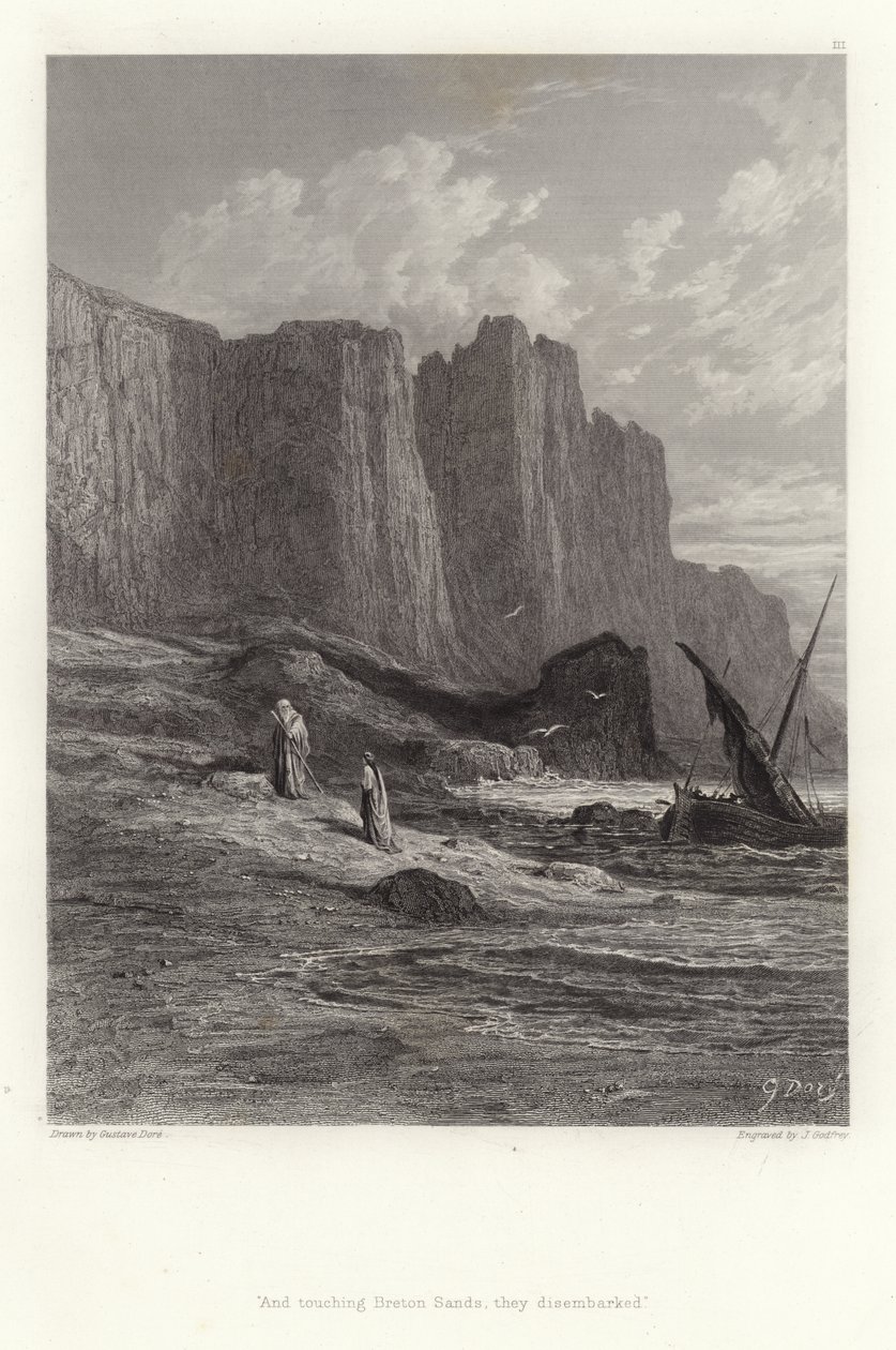 Illustratie voor Vivien door Alfred Tennyson door Gustave Dore